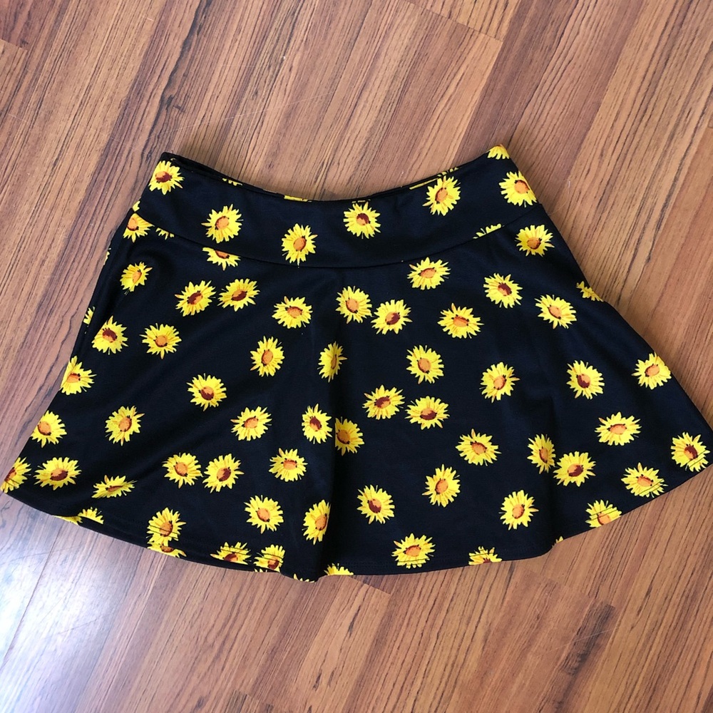 Sunflower Skater Skirt.